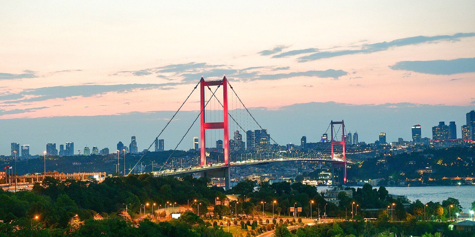Bosphorus Bridge at sunset