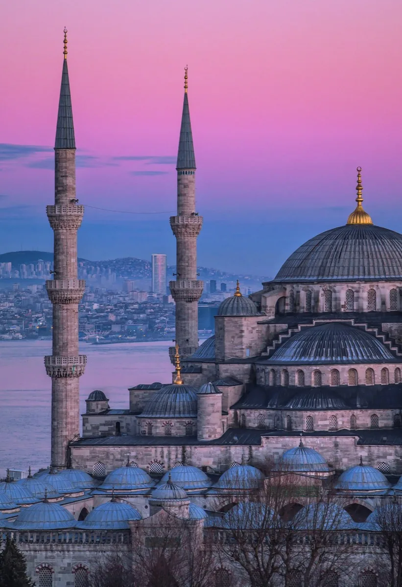 Gün batımında Sultanahmet, İstanbul